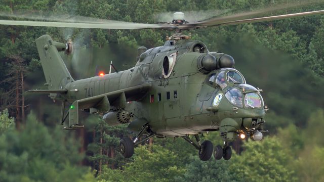 MIL Mi-25 (PLF741) - Mi24 , Miroslawiec Airbase 2016