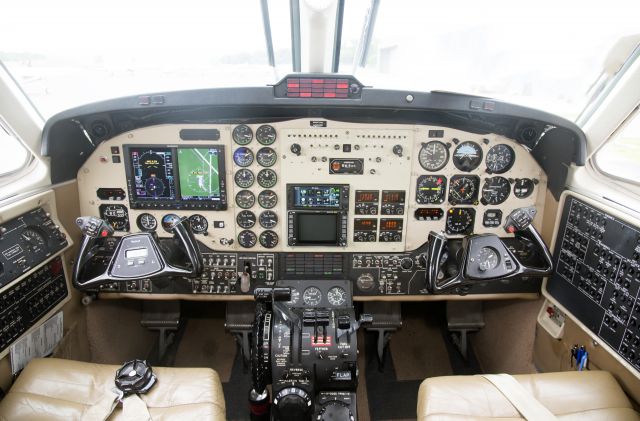 Beechcraft Super King Air 200 (VTE202) - The aicraft is operated by CFM Corporate Flight Management.