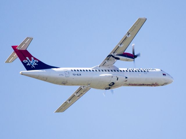 ATR ATR-72 (YU-ALN) - Departure runway 29.