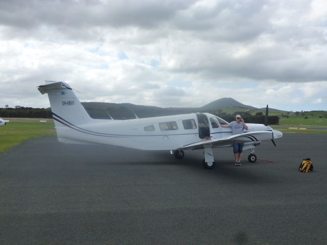 Piper Saratoga (VH-MNV) - At Flinders Island with mate Andy and wives great trip to great place with great people br /Cheers