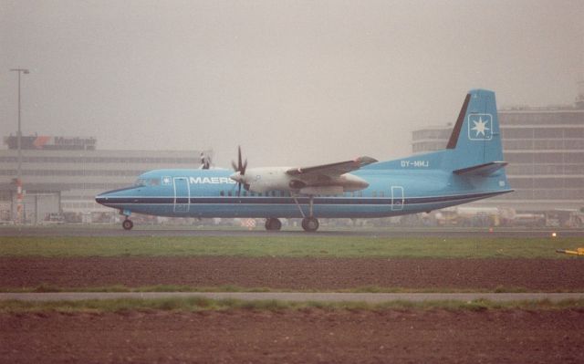 FAIRCHILD HILLER FH-227 (OY-MMJ) - Maersk F27 MK50 cn20127