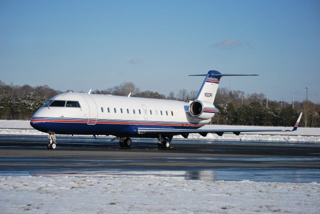 Canadair Regional Jet CRJ-200 (N500PR) - Parked at Concord Regional Airport - 3/2/09  Registered Owner:  Penske Jet Inc