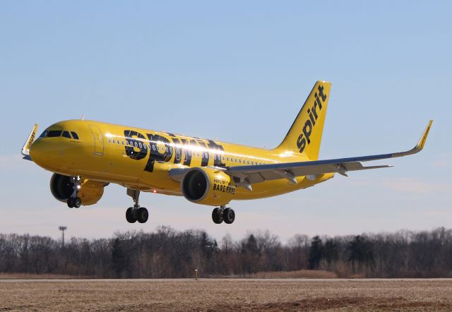 Airbus A320neo (N907NK) - The first Spirit A320neo delivery for 2019. N907NK was delivered on 2 Feb 2019. NKS178 was seen here on final for RWY 6L from Tampa Intl (KTPA) the afternoon of 25 Mar 2019.