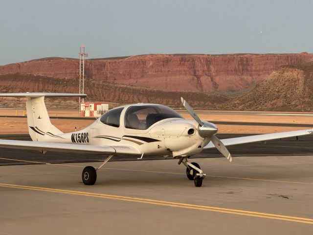 Diamond Star (N156PS) - Snapped this while fueling up at sunset!