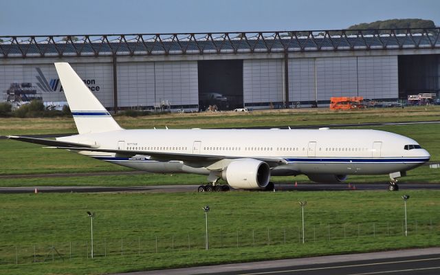 Boeing 777 (N777AS) - n777as b-777 parked at shannon 17/10/13.