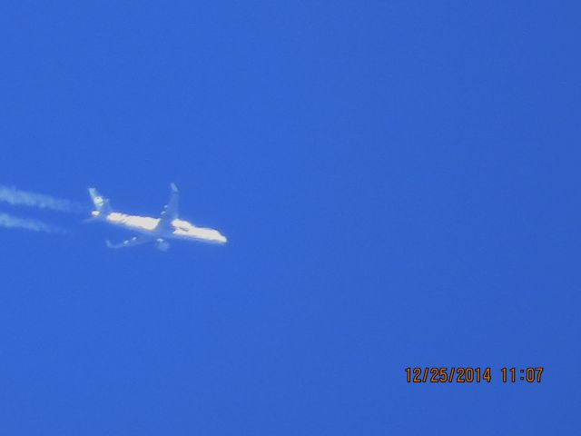 Boeing 757-200 (N722TW) - Delta Airlines flight 246 from SAN to JFK over Southeastern Kansas at 37,000 feet.
