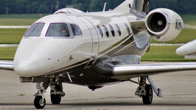 Embraer Phenom 300 (N380FX) - LXJ380 pulling into the FBO at KVPZ.br /br /N380FX is a 2019 Embraer Phenom 300 operated by Flexjet.br /br /7/1/23