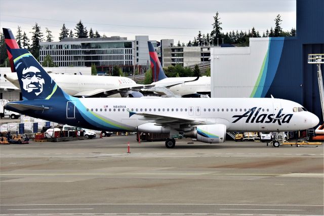 Airbus A320 (N849VA) - Soon to disappear from the Alaska Airlines fleet