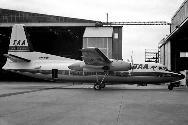 Piper Malibu Meridian (VH-TQP) - TRANS AUSTRALIA AIRLINES - TAA - FOKKER F-27-600 FRIENDSHIP - REG VH-TQP (10387) - ESSENDON MELBOURNE VIC AUSTRALIA - YMEN (17/1/1969)