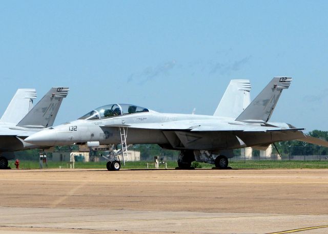 McDonnell Douglas FA-18 Hornet (16-6466) - At Barksdale Air Force Base.