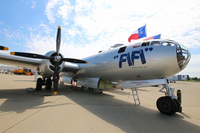 Boeing B-29 Superfortress (N529B) - “Fifi”, one of only two B-29 Superfortress Bombers still flying, seen at Youngstown Warren Regional Airport on 26 Jun 2019.