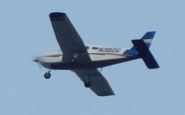 Piper Cherokee (N382D) - Over Corvallis, Oregon 2d January 2018.