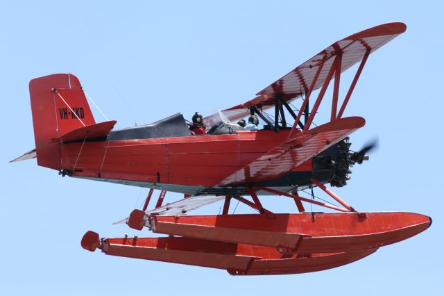 Grumman Super Ag-Cat (VH-KKD) - Red Baron, Grumman Seacat, gets airborne.