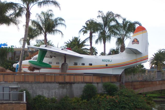 N928J — - Jimmy Buffett's HU-16 on display at Universal Orlando Citywalk