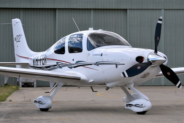 Cirrus SR-22 (VH-FER) - The Cirrus is one good looking aircraft that's for sure.