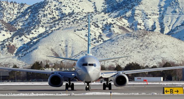 Boeing 737-800 — - Turning from November on to Bravo after landing on 17R.