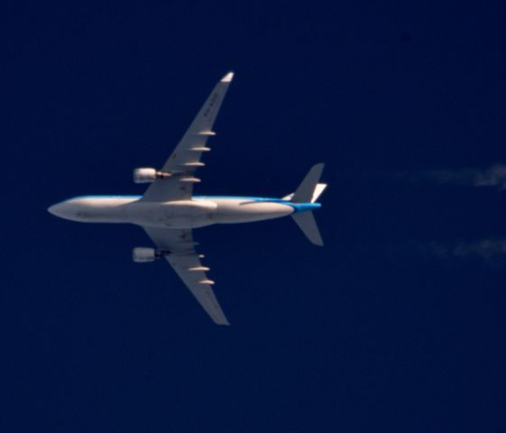 Airbus A330-300 (PH-AOD) - KLM 670 Dallas/Fort Worth to Amsterdam over Cleveland 39,000 ft.