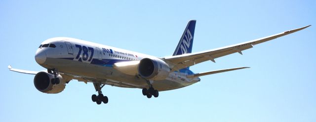 Boeing 787-8 (JA813A) - Arrival ANA # 172 From RJAA / NRT 30L  10:55 AM  06-12-2015