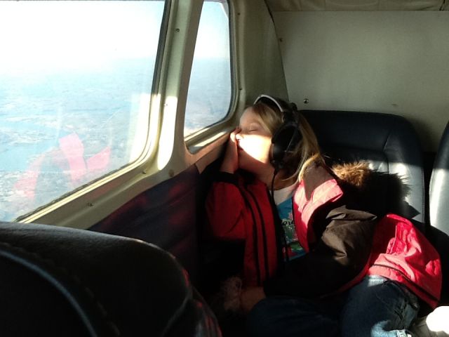 Cessna Super Skymaster (N2577S) - Early morning flight to see her sisters swim in Knoxville.  Blanket in hand.