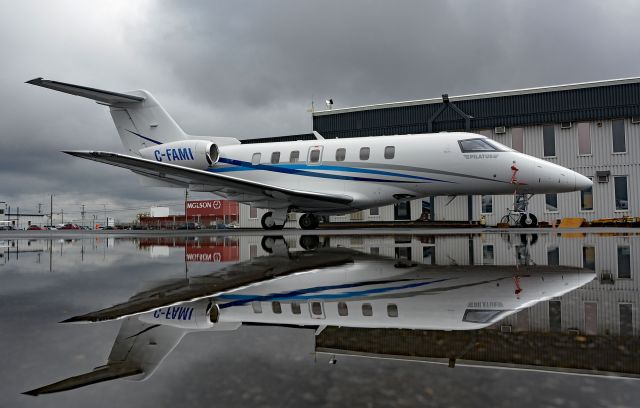 Pilatus PC-24 (C-FAMI) - Visiting CYHU for maintenance on 08-04-2022