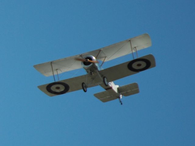 VH-PSP — - Sopwith Pup replicabr /Melbourne War Memorial fly over for Remembrance Day 2018