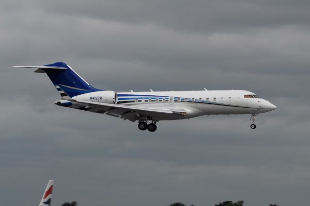 Bombardier Global 5000 (N412PB) - Dublin Airport, 31st August 2018