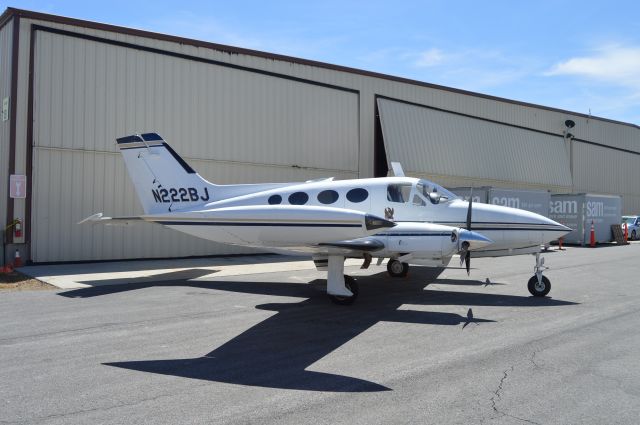 Cessna Chancellor (N222BJ) - On display at the Halvorsen Aviation Center Kickoff Celebration.