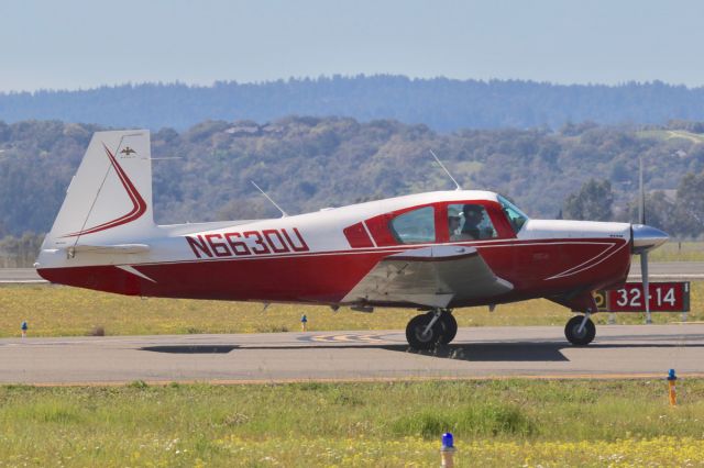 Mooney M-20 (N6630U) - Rare fixed gear Mooney.