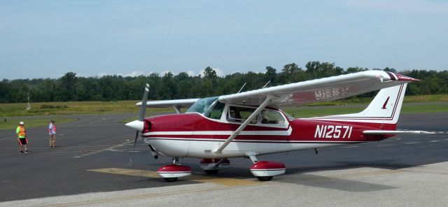 Cessna Skyhawk (N12571) - Shown here is a 1973 Cessna 172M Skyhawk at the Wings and Wheels Event in the Summer of 2023.