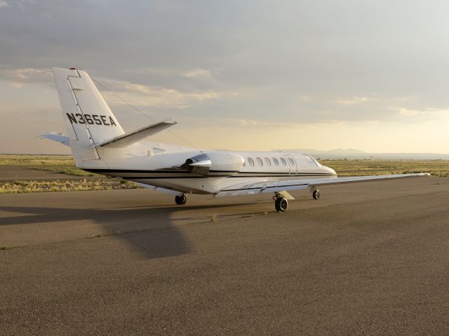 Cessna Citation V (N365EA) - At MORIARTY, New Mexico. Very friendly people at the airfield.