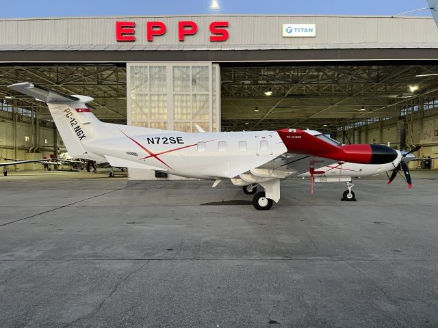 Pilatus PC-12 (N72SE) - No location as per request of the aircraft owner. 16-SEP-2022.