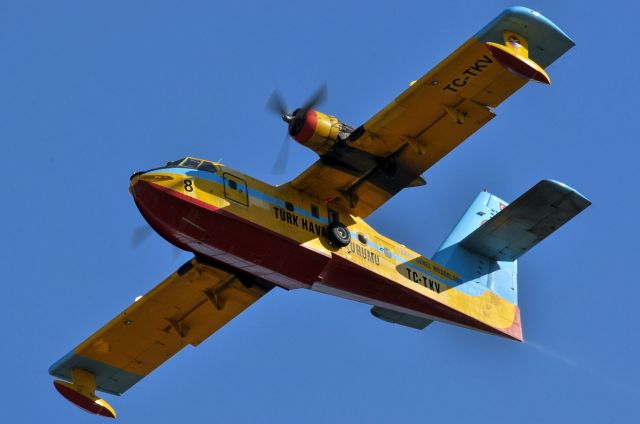 Canadair CL-215 (TC-TKV) - Canadair CL215 Fire fighting aircraft