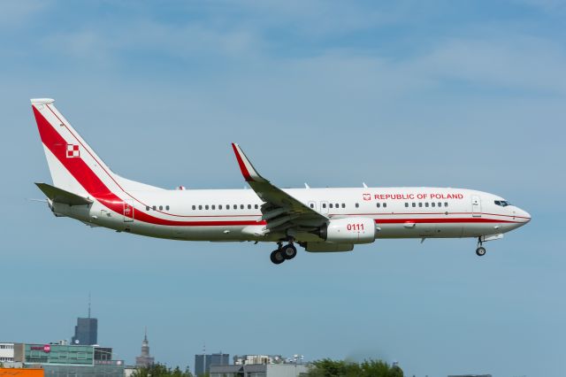Boeing 737-800 (0111) - WAW SPOTTING