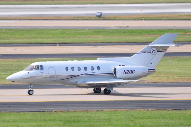 Hawker 800 (N2QG) - Seen at KIAD on 10/11/2010.