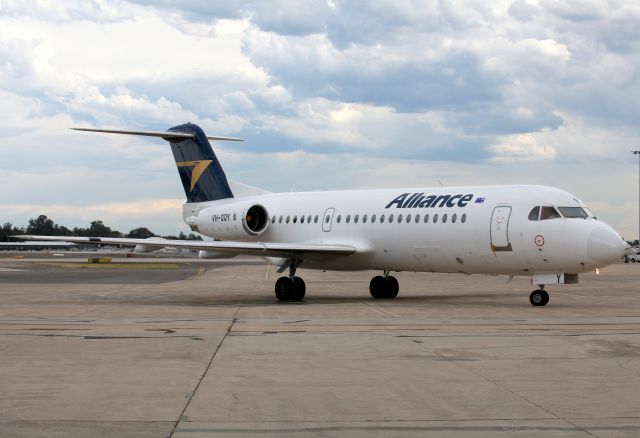 Fokker 70 (VH-QQY) - Taxi-ing At Kingsford -Smith Airport