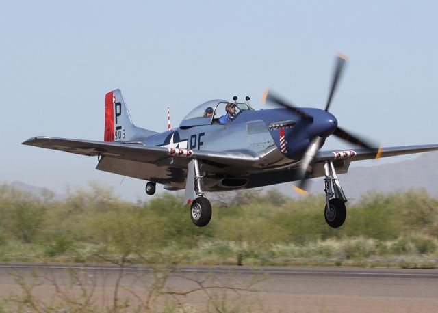 North American P-51 Mustang (N151BW) - Coolidge, Az