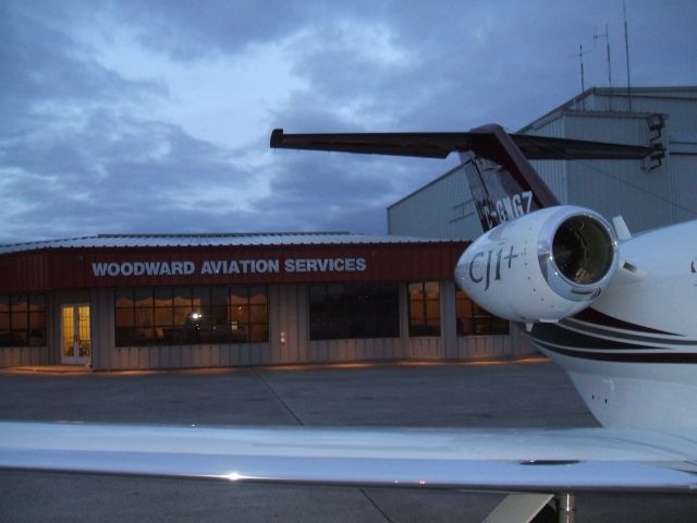 Cessna Citation CJ1 (C-GWGZ) - Parked at Woodward Aviation Services FBO Goose Airport NL. May 25/9