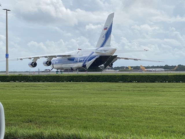 Antonov An-12 (RA-82043) - Russian An124 on the ground at Orlando-Sanford Int’l Airport on 12 September 2021