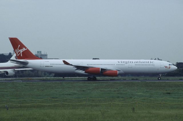 Airbus A340-300 (G-VFAR) - Departure at Narita Intl Airport Rwy16R on 1998/08/16