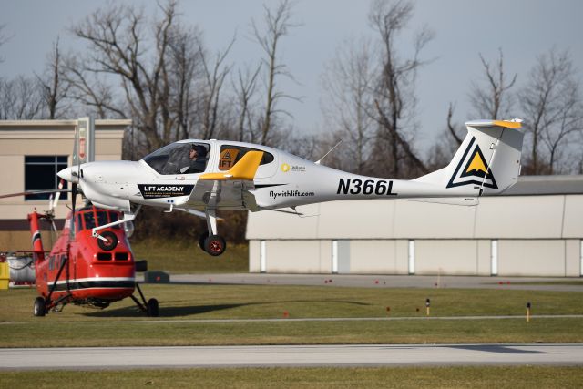 Diamond Star (N366L) - Shot 12-11-20. Lift academy is a locally owned training academy. Owned by Republic Airlines.