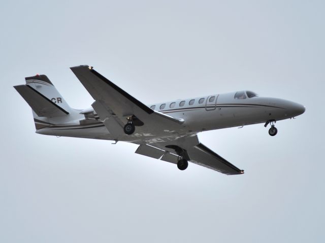 Cessna Citation V (N853CR) - CAMAR EXPRESS LLC (C.W. Roberts Contracting, Inc.) on final for runway 23 - 2/4/13