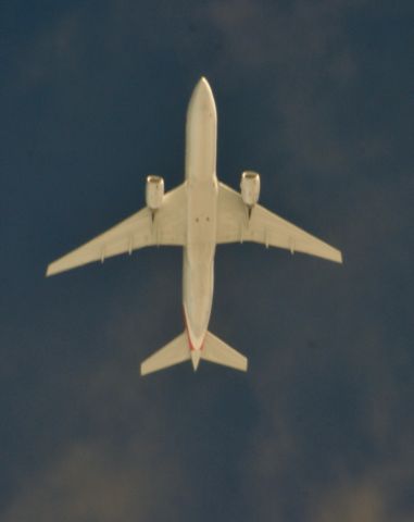 BOEING 777-300 — - American Airlines 79 London Heathrow to Dallas/Fort Worth Intl over Cleveland 36,000 ft, 10-23-14