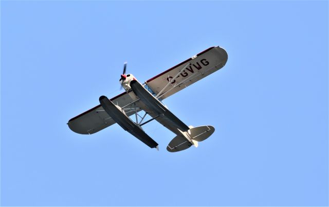 C-GVWG — - C-GVWG Piper PA-18-135 survolant la ville de Lavaltrie QC. le 09-09-2022 à 15:32