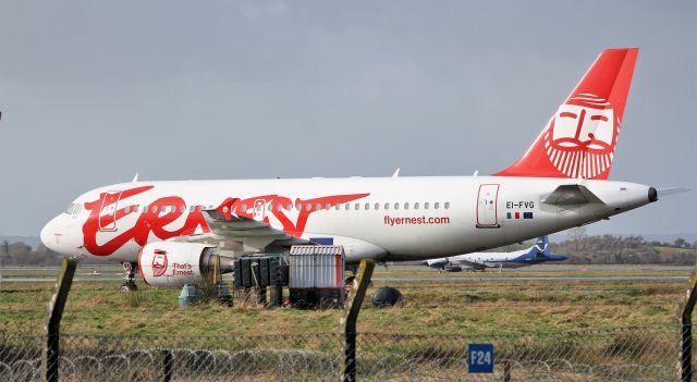 Airbus A319 (EI-FVG) - ernest a319-111 ei-fvg at shannon 10/2/20.