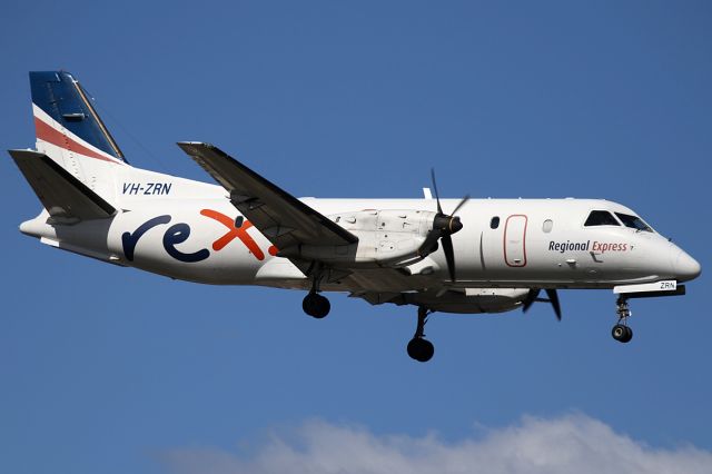Saab 340 (VH-ZRN) - on 9 August 2019
