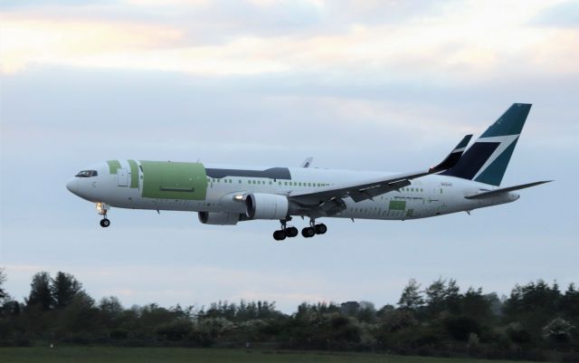 BOEING 767-300 (N521AZ) - amazon prime b767-338er(bdsf) n521az landing at shannon this evening from tel aviv after cargo conversion 21/5/21.