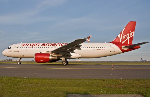 Airbus A320 (N839VA) - Myles from Connemara