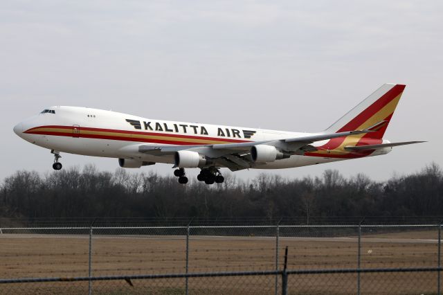 Boeing 747-200 (N715CK) - Landing 2C Nashville.