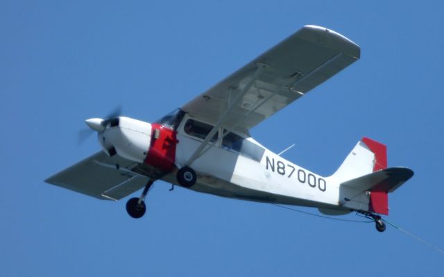 CHAMPION Tri-Traveler (N87000) - Shown here is a  Bellanca Citabria in the Summer of 2017 off the Ocean County NJ Shoreline.  Assume it is based at Monmouth Executive.