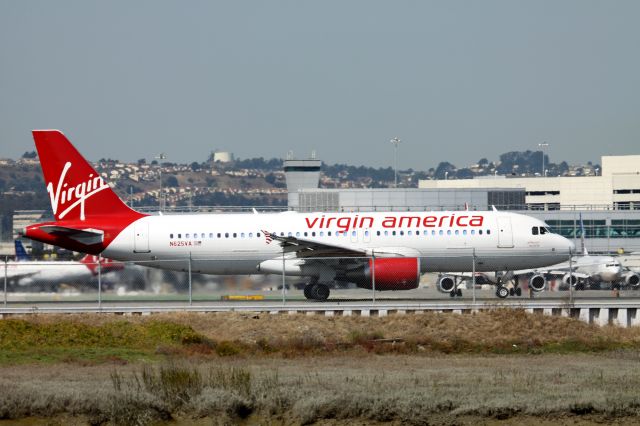 Airbus A320 (N625VA) - SFO-JFK, Departing 1R